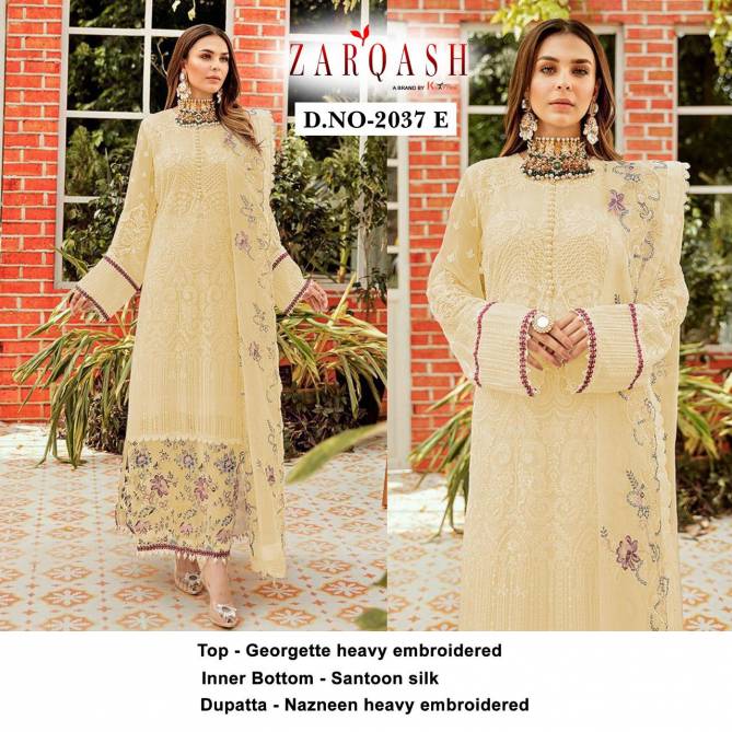 Khayyira Blockbuster Hit 4 Latest Party Wear Georgette Nazneen Heavy Embroidery Work Pakistani Salwar Suits Collection